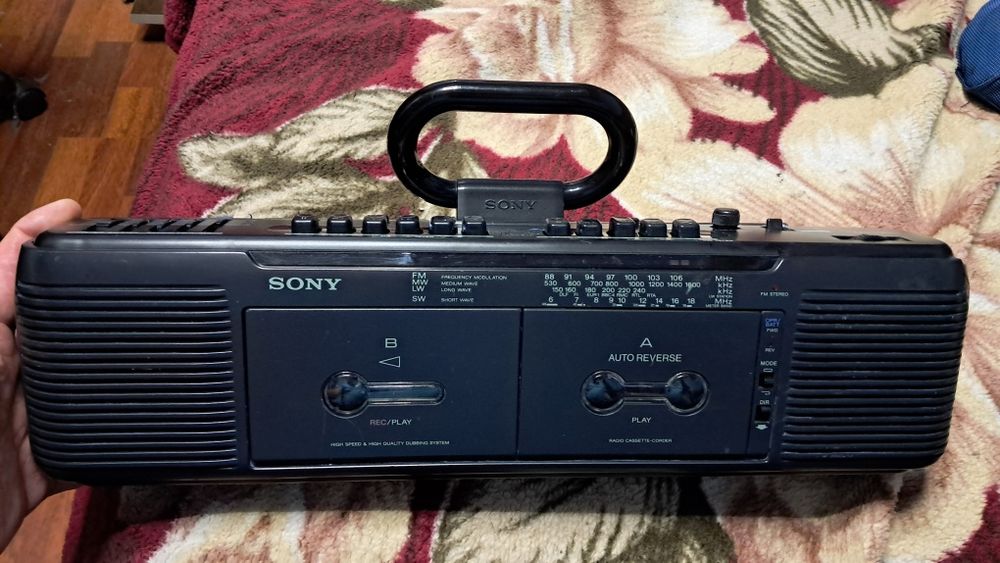 Radiocasetofon vintange SONY