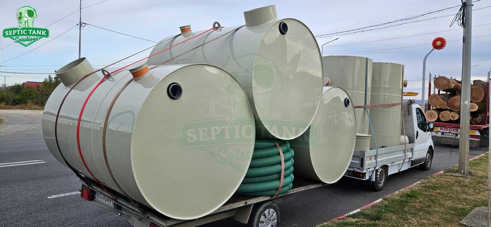 Fosa Septica 1500L pt 2-3 pers - Polipropilena Ranforsata, NU Crapa!