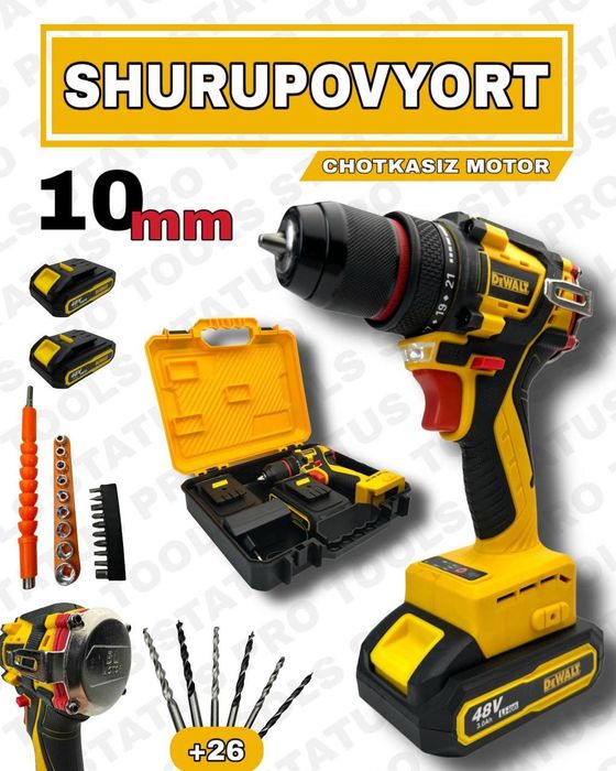 Drellar va shurupovoylar