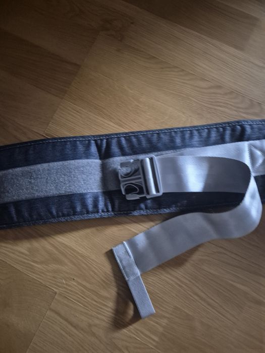 Centura suport port bebe tip borseta din denim