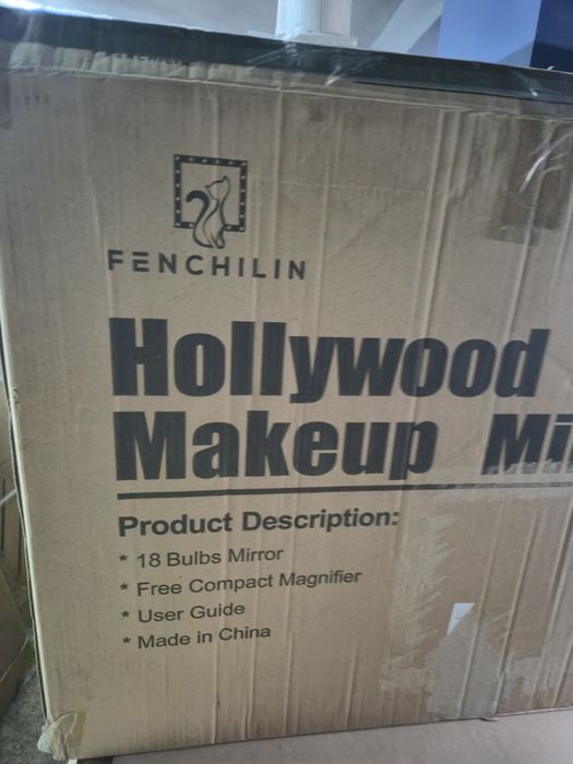 Голям Размер! Bluetooth Професионално/ Гримьорско огледало с  USB порт