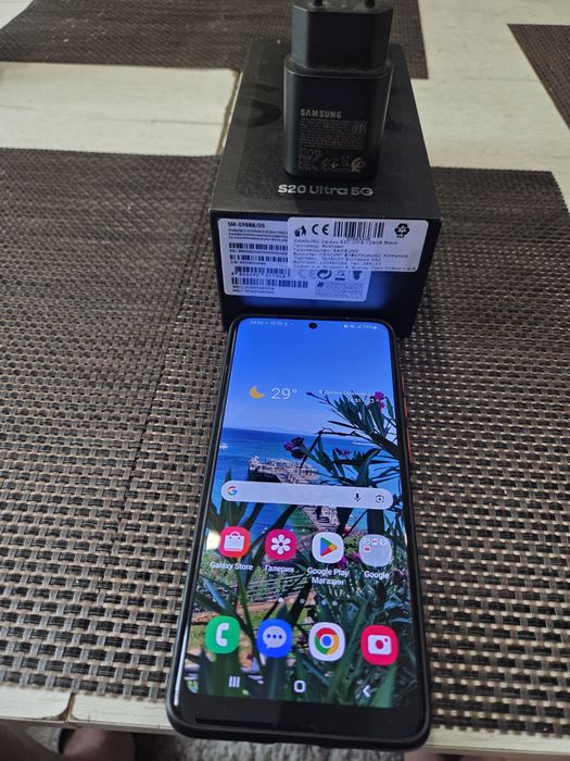 Samsung s20 ultra +Бързо зарядно