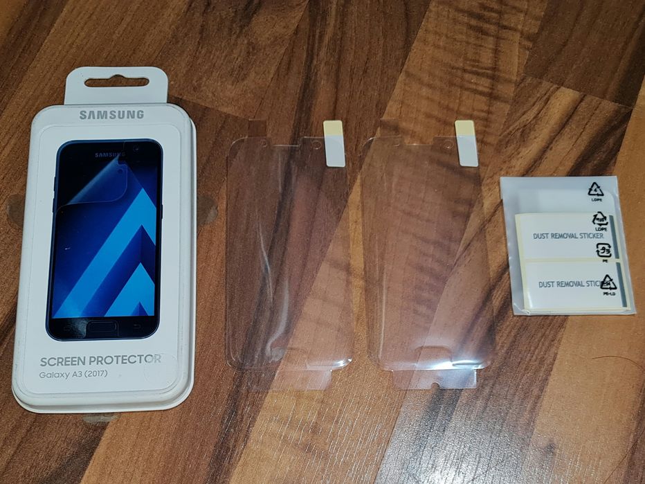 Folie silicon full cover originala Samsung A3 2017 A320 set 2 bucati