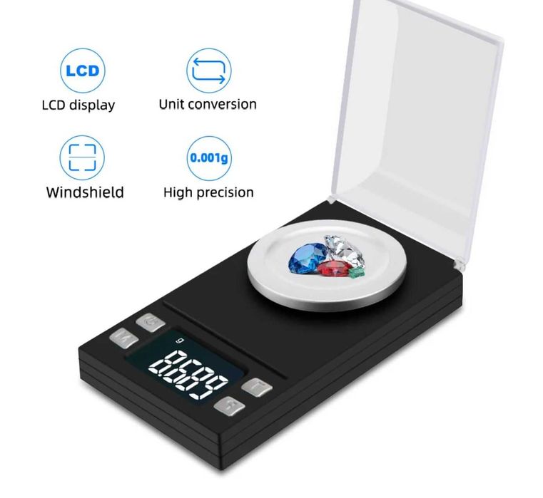 Дигитална везна с ултра-прецизност – 0.001g до 50g