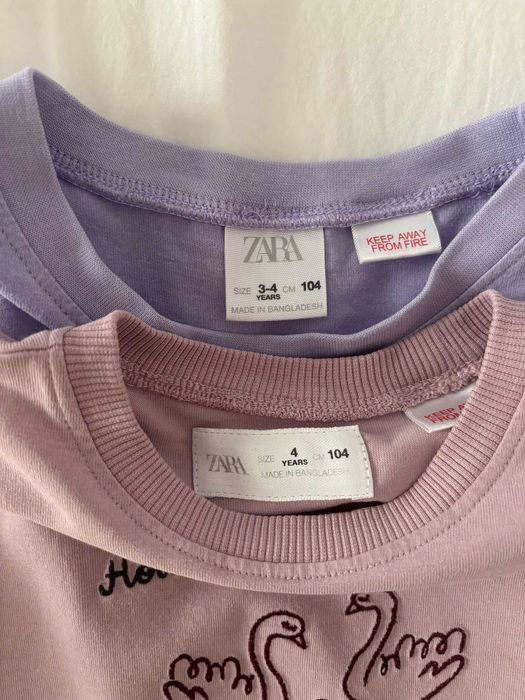 Bluze Zara 3-4 ani, marimea 104