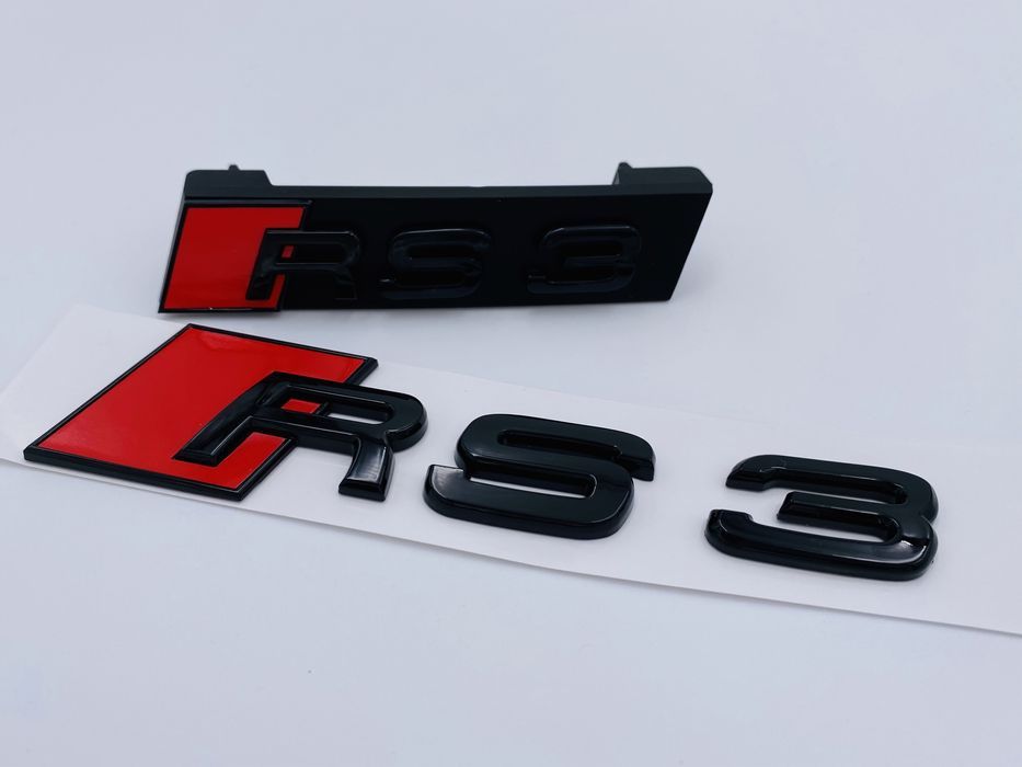 Set Embleme Audi RS 3 negru