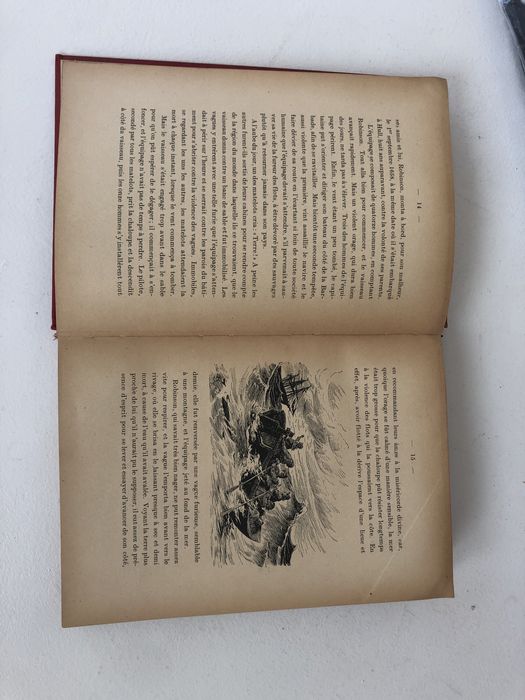 Vie et aventures de Robinson Crusoe 1900. Roman vechi Robinson Crusoe