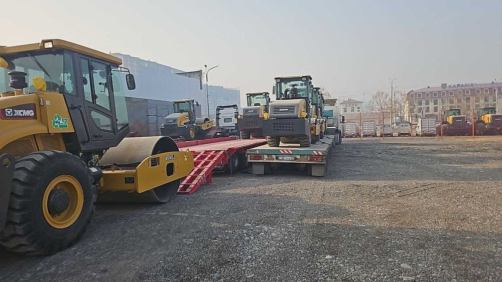 Одновальцовый грунтовый каток XCMG XS65J с механическим приводом.