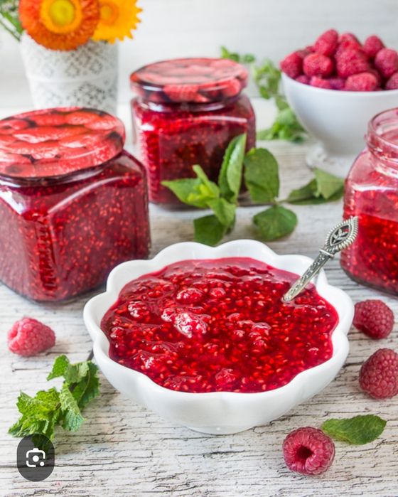 Малиновый компот и варенье