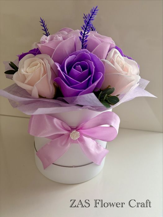 3Д рамки и аранжировки със сапунени цветя