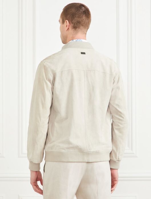 Vand geaca marciano by guess piele intoarsa bej noua