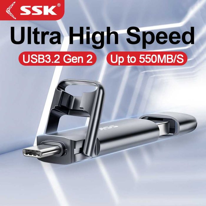 SSD 1TB Extern Portabil Universal: PC, iPhone, Laptop, Tableta MacBook