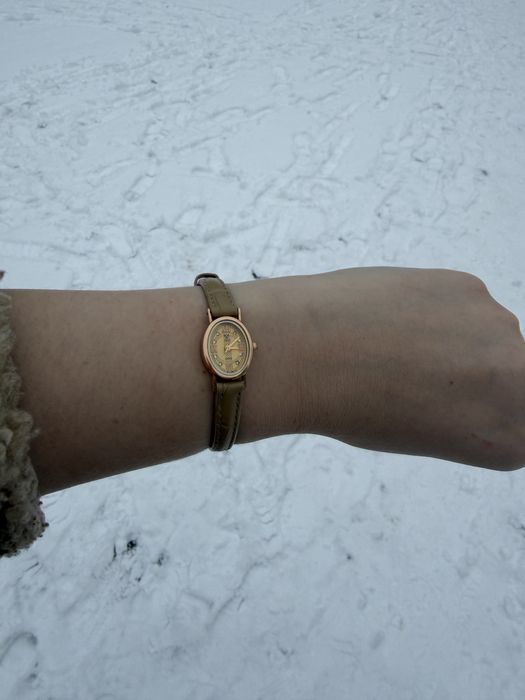 Золотые часы Яшма 585 проба