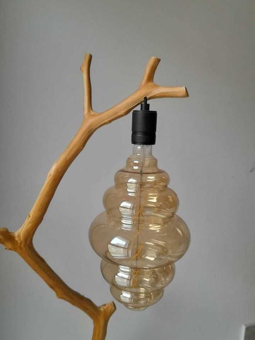 Lampadar de podea din lemn (handmade)