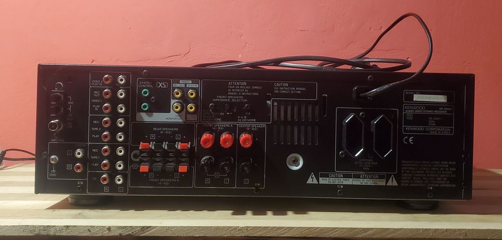 Amplificator audio/Video Kenwood 5 Chanel 100W cu telecomandă original