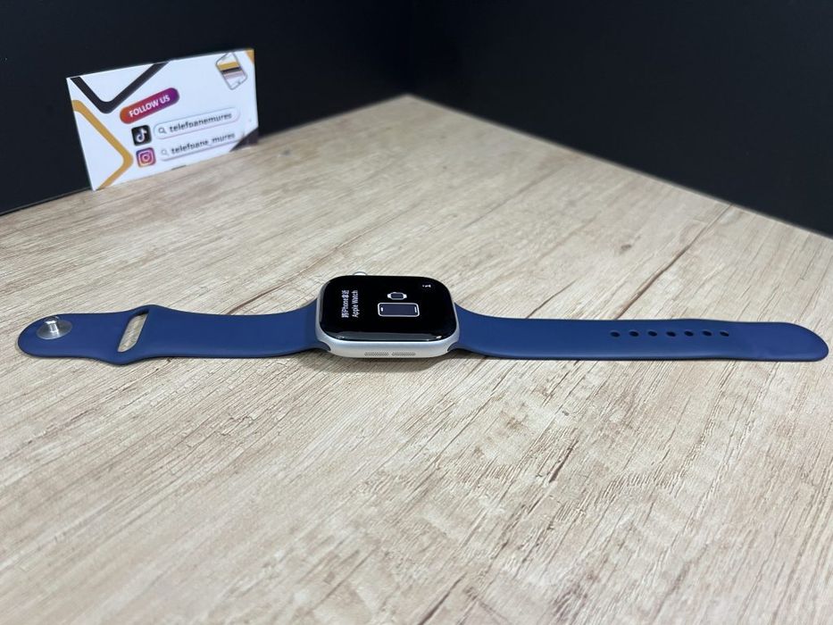 Apple Watch Seria 10 46mm Silver/Blue Second-Hand Bun 2 ani garanție,
