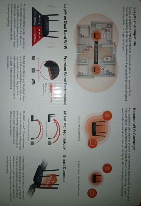 Двухдиапазонный гигабитный роутер Wfi