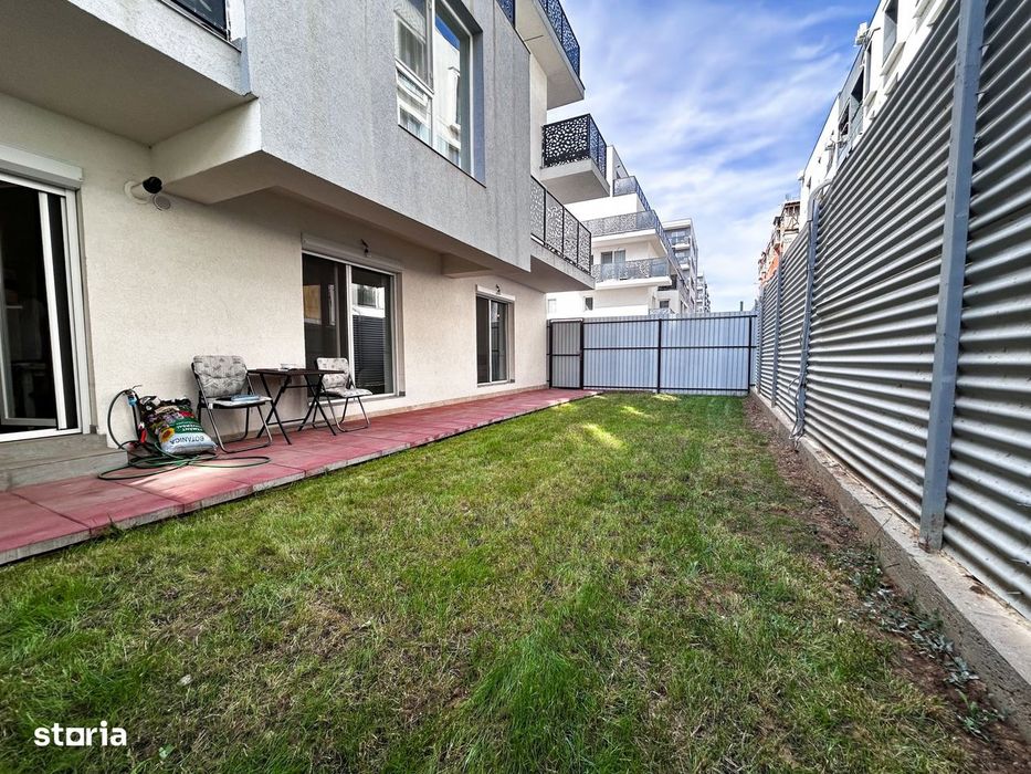 2 camere, curte privată 60 mp, centrala, bloc 2023