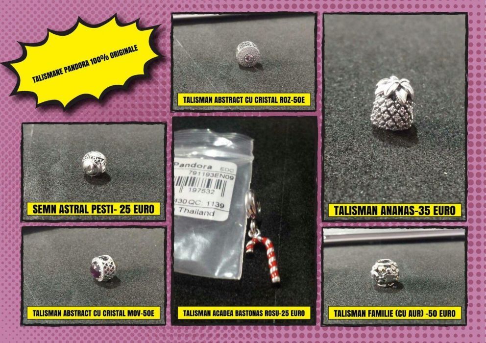 Pandantive & Charms Pandora originale – Argint 925