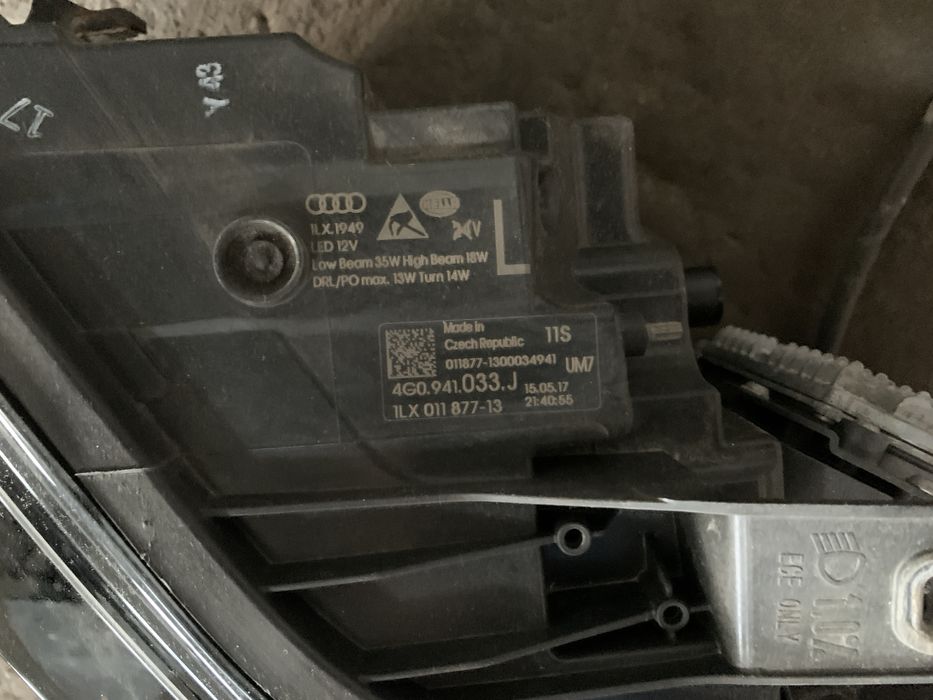 Far full Led Stanga Dreapta Audi A6 C7 Facelift 4G0941033J-4G0941034J