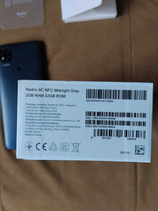 Xiomi Redmi 9C NFC