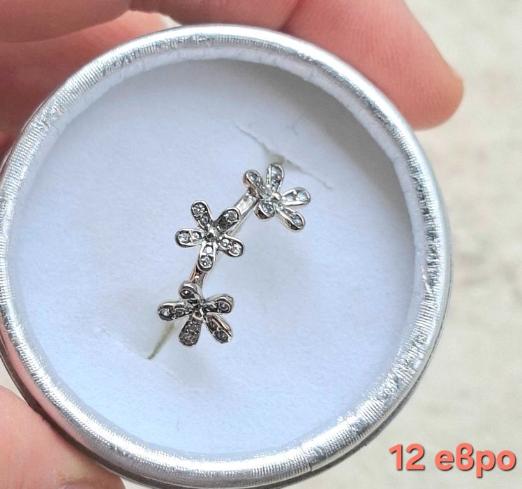 Нежен сребърен пръстен