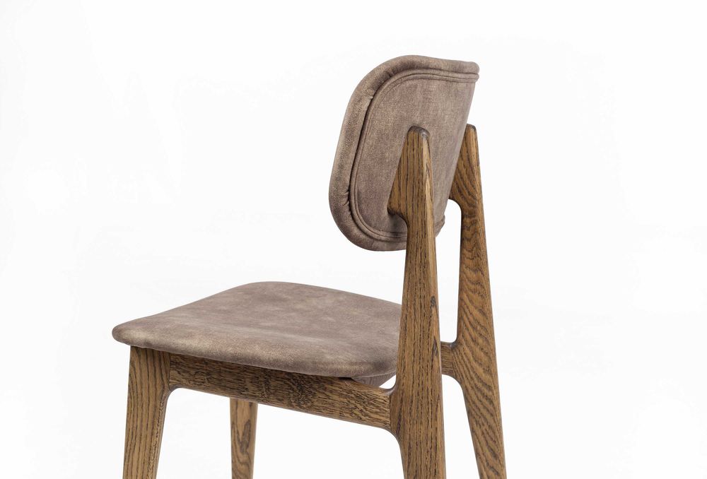 Scaun dining lemn masiv de stejar, OTIS, Palladium5, 84x42x46 cm