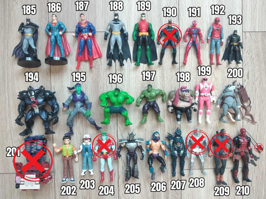 Колекционерски Екшън Фигурки - Batman, Marvel, DC, Spider-Man, Vintage