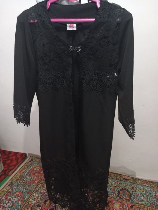 Кофта накидка черного цвета