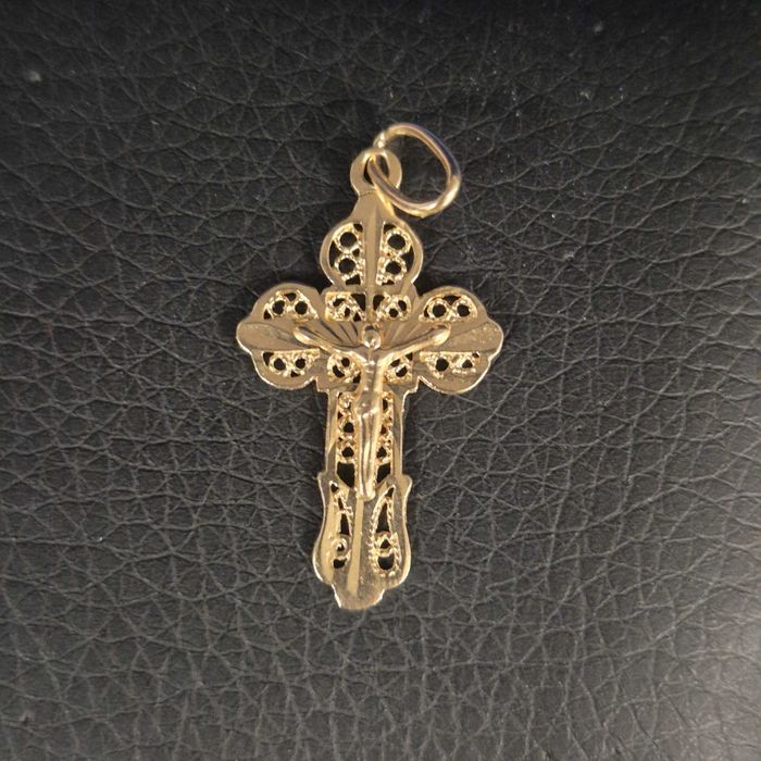 Medalion Aur 14K - 1.23 grame /   ( B33082.1/ Ag28 Doi Baieti )