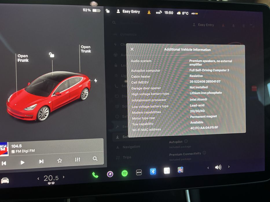 Tesla Model 3 SR LFP