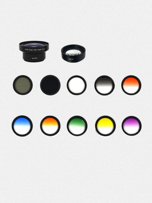 Набор профессиональных объективов и фильтров для смартфона