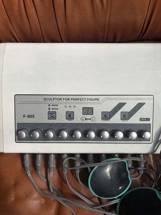 Aparat electrostimulare musculară F-905 – 10 canale – Set complet