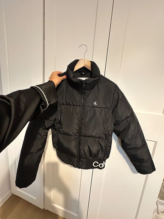 Geacă puffer, Calvin Klein Jeans, damă, S, negru