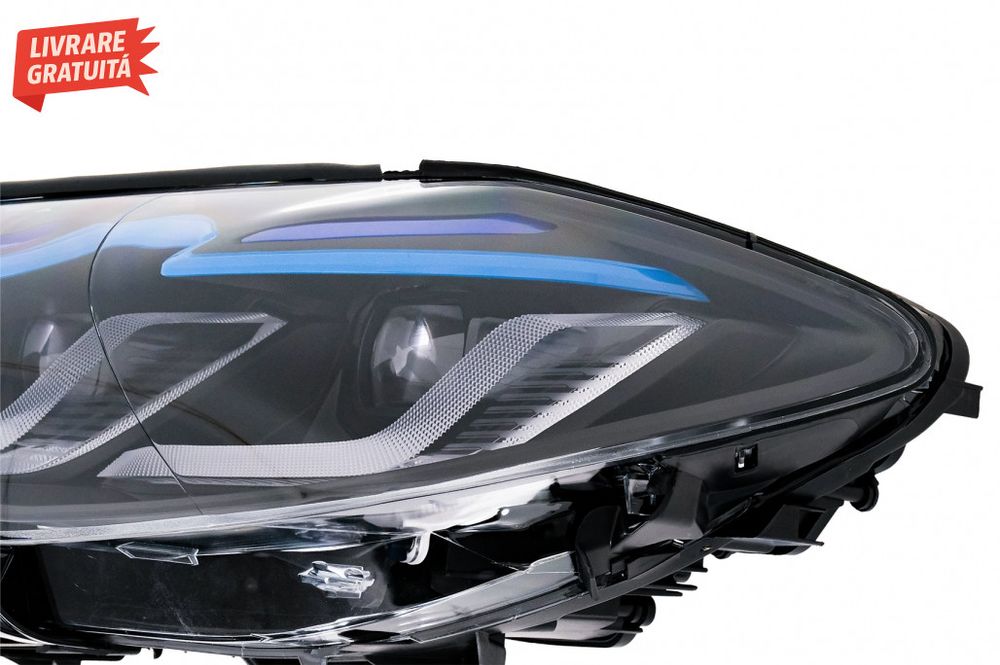 Faruri Full LED BMW F10 F11 5 Seria (2011-2013) cu Xenon Conversie la
