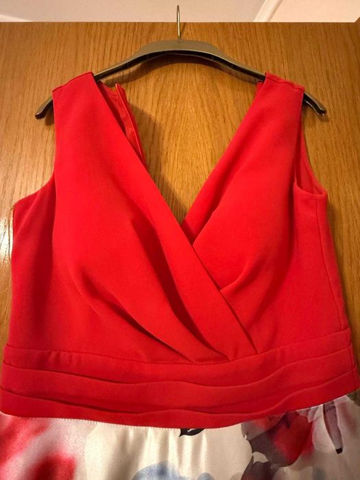 Rochie de seara superba cu imprimeu floral