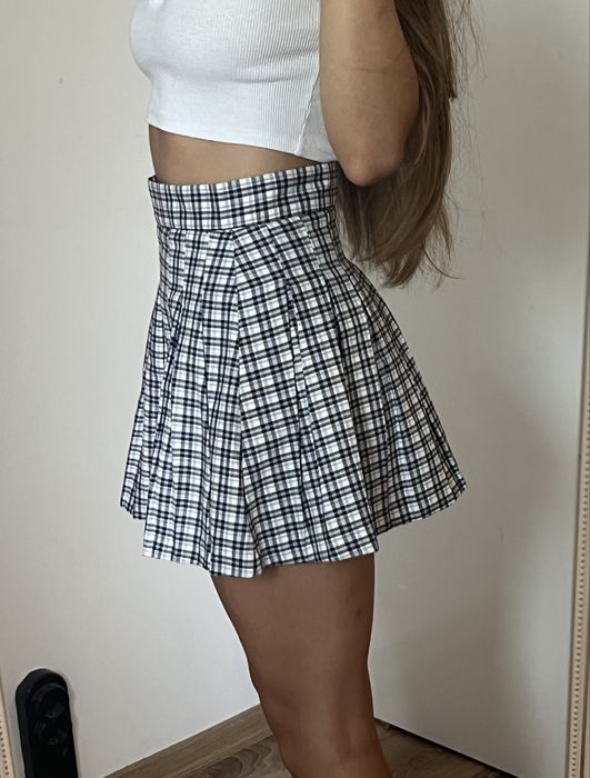 Карирана пола bershka