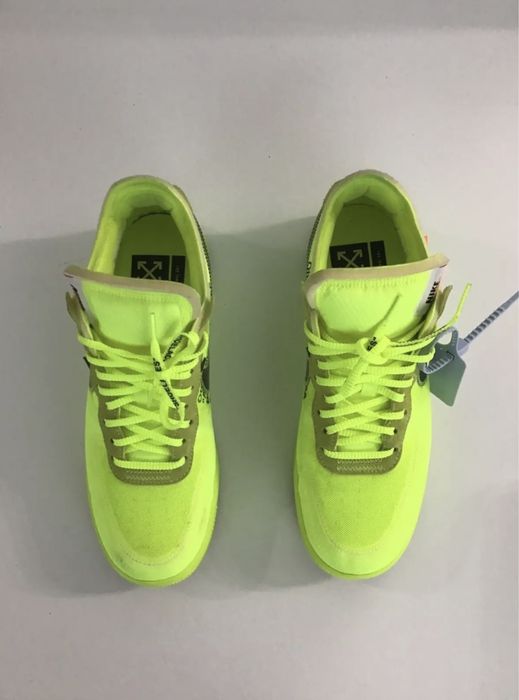 off-white nike air force 1 volt