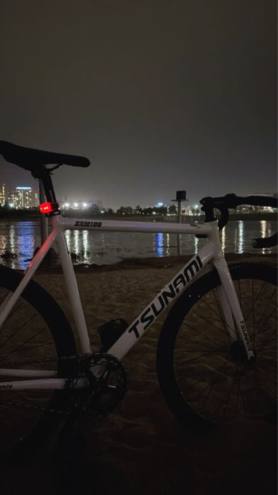 Велосипед фикс Tsunami SNM100 white