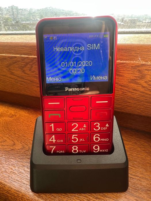 Мобилен телефон Panasonic KX-TU155 За възрастни