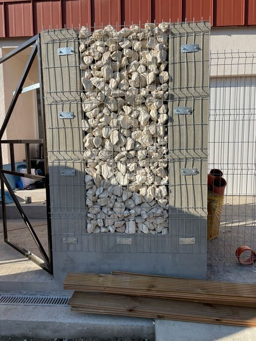 Piatra gabion gard calcar și granit 60-90/16-32 /4-8mm 8-16 detalii te