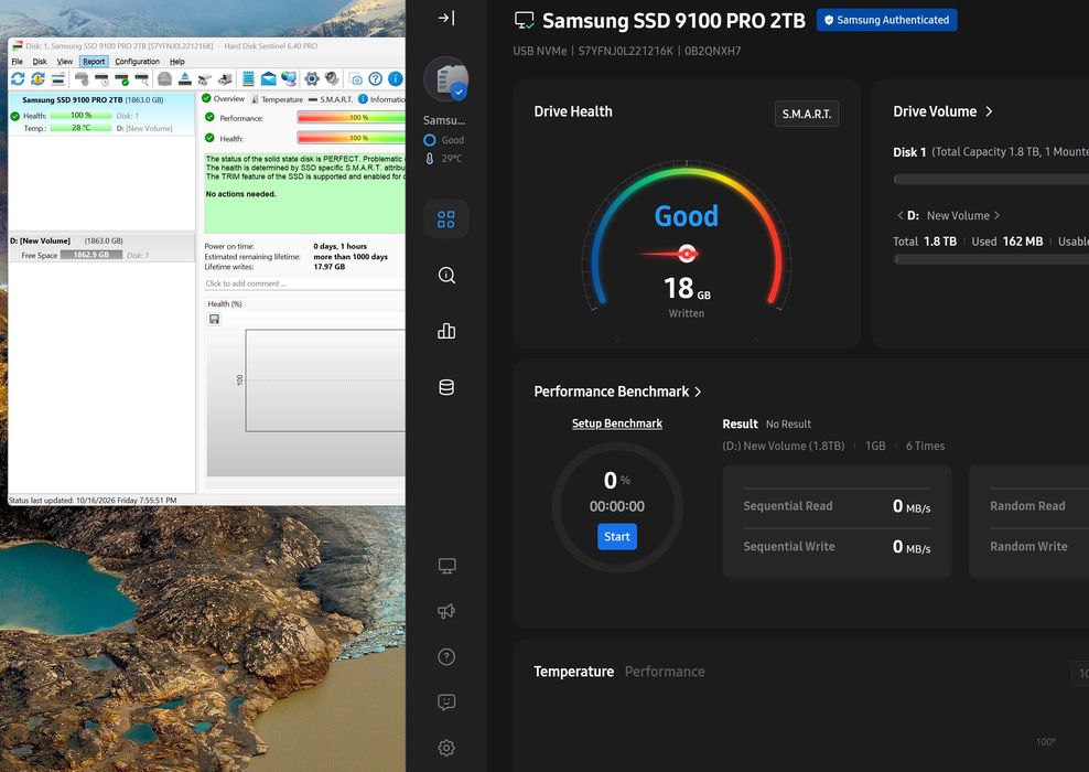 НОВ ! SSD 2TB, Samsung 9100 Pro, NVMe, M.2 GEN 5