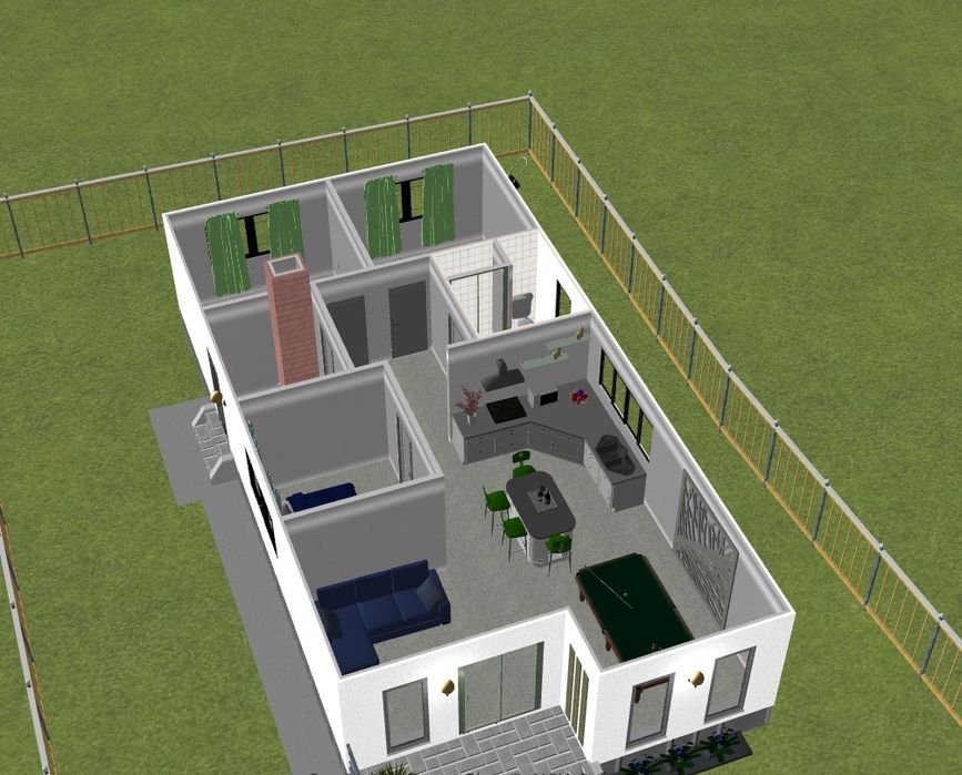 De Vanzare Casă pe Structură Metalică, Boțești - Girov, 104mp,