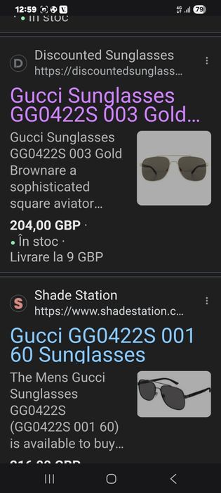 Ochelari Gucci Noi.Noi.
