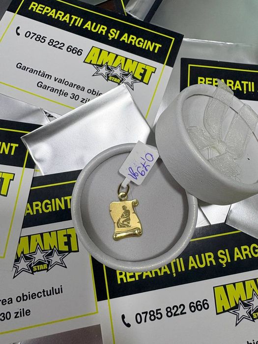 Pandantiv aur 14k  0,79 Gr (ctg)