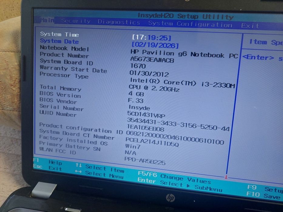 Ноутбук HP  15,6