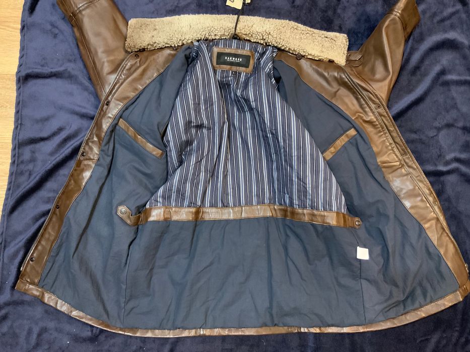 Oakwood-оригинално кожено палто размер л