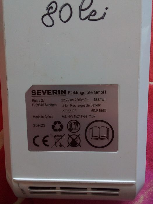 Acumulatori  pt aspirator, drona, 22, 2 V si 1200 mA, etc