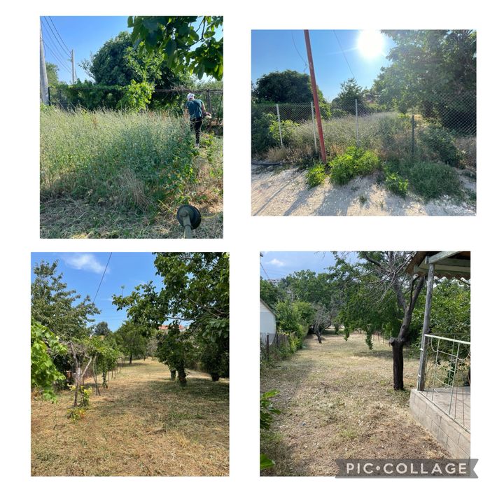 Косене  на трева, рязане на дървета,поставяне на телена ограда