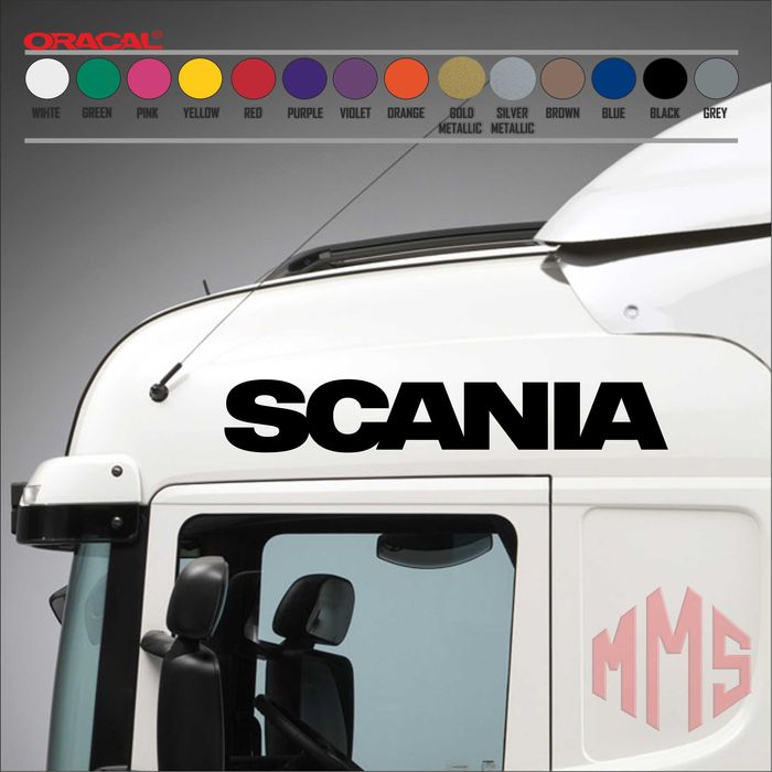 Стикер SCANIA Уникален стикер за камион Scania